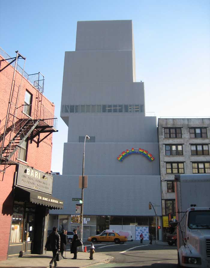 New York - New Museum of Contemporary Art in downtown Manhattan