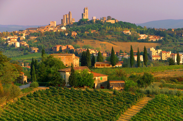 Tuscany in Italy - General view