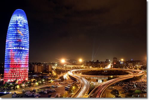 Barcelona in Spain - Agbar Tower