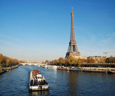 Paris in France - Seine River
