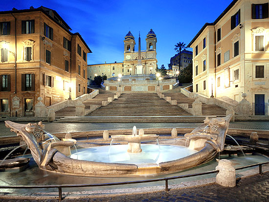 Rome in Italy - Piazza di Spagna