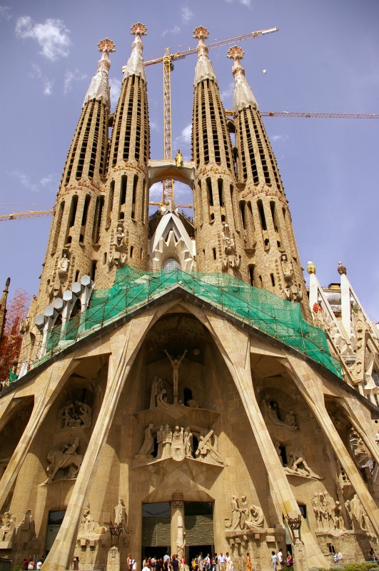 Sagrada Familia in Barcelona, Spain - Sagrada Familia view