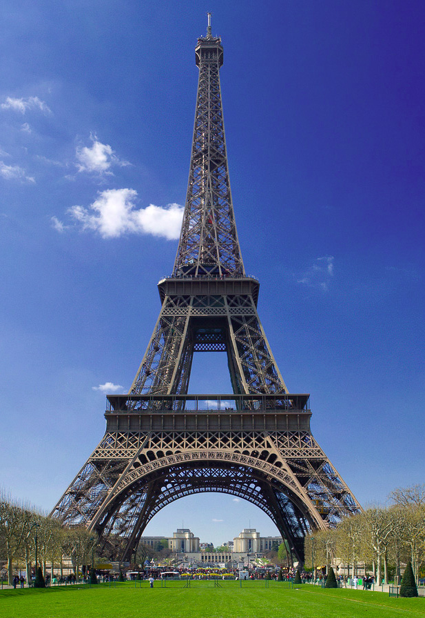 paris france at night eiffel tower. Eiffel Tower in Paris, France