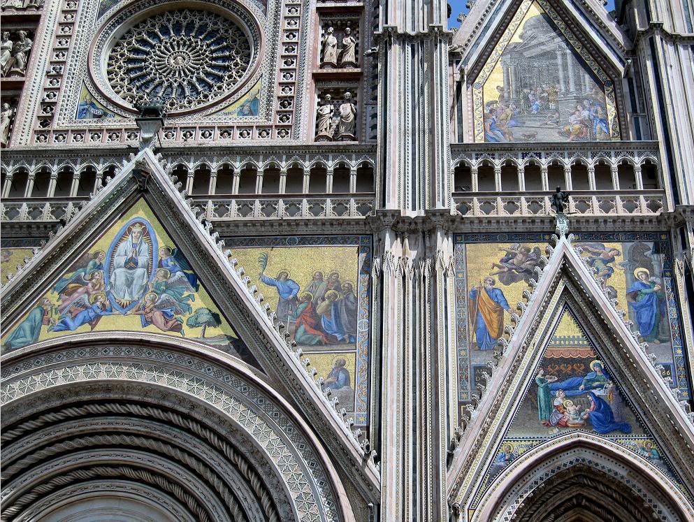 Orvieto Cathedral - Facade detail