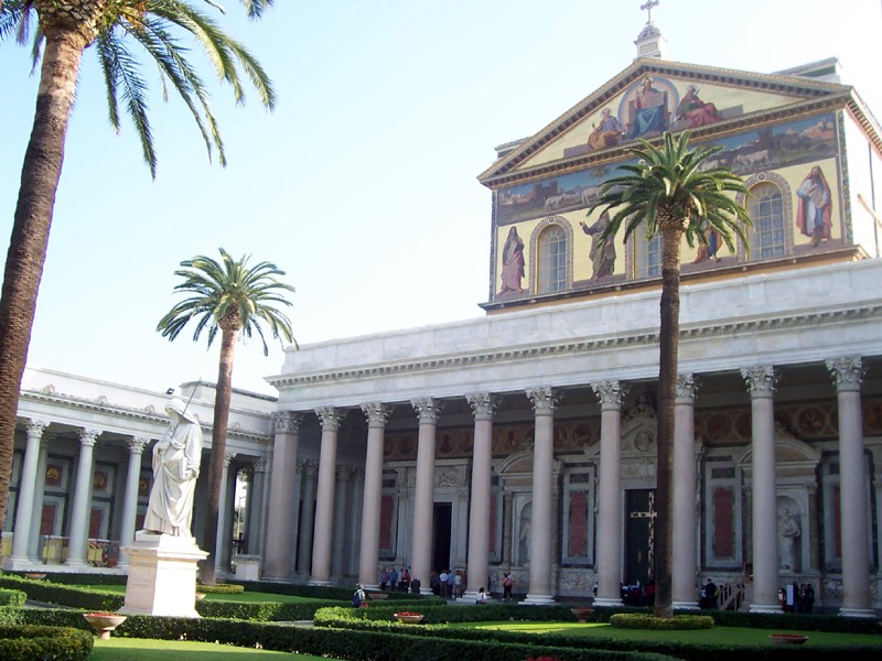 Basilica di San Paolo fuori le Mura - Facade of Basilica
