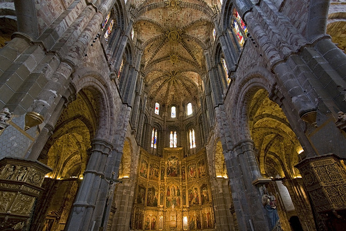 Avila Cathedral - Interior view