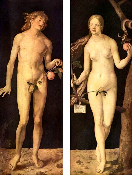 Museo del Prado in Madrid - Adam and Eve by Albrecht Durer