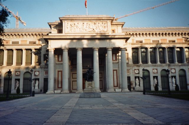 Museo del Prado in Madrid - Facade of the museum