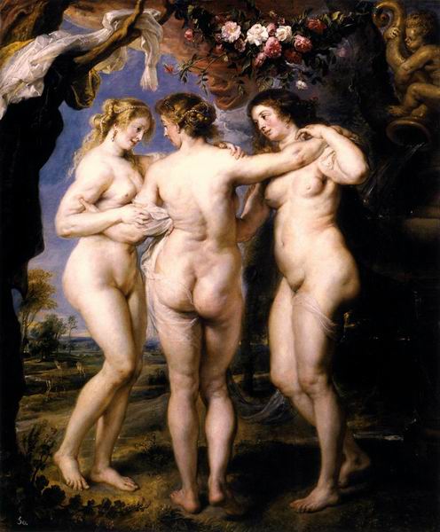 Museo del Prado in Madrid - Three Gracies by Rubens