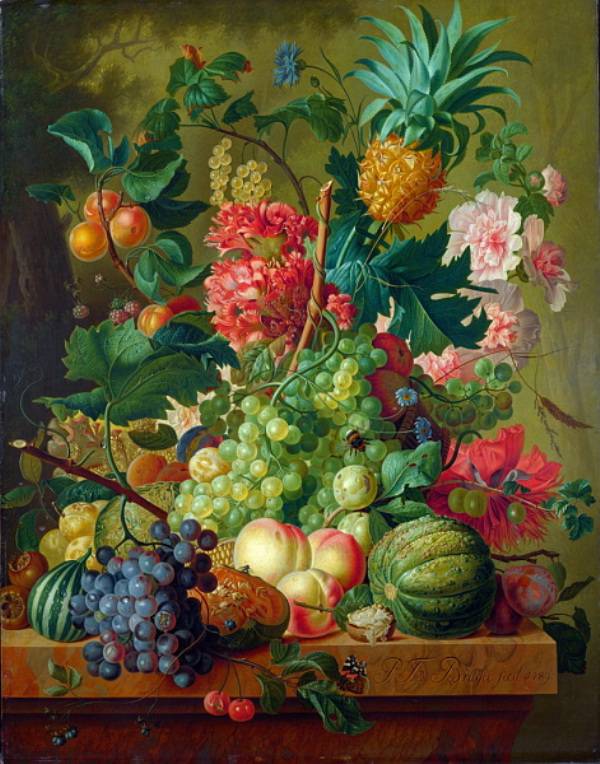 National Gallery of London - Paulus Theodorus van Brussel - Fruit and Flowers