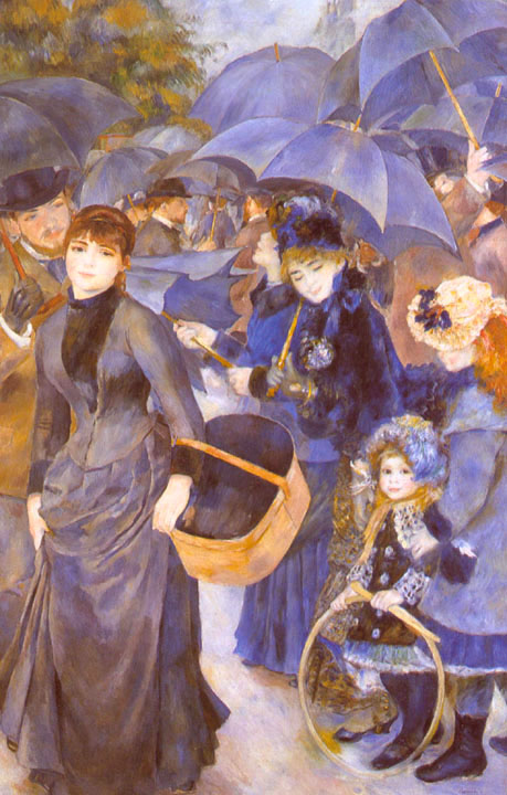 National Gallery of London - Umbrellas by Pierre Auguste Renoir
