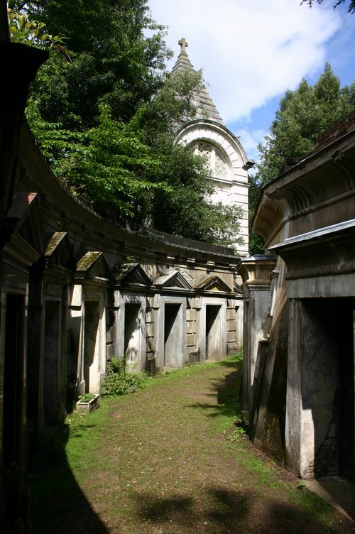 Highgate Cemetery in London,