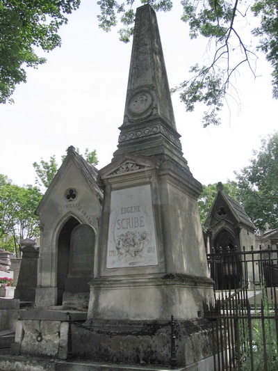 Pere Lachaise Cemetery in Paris, France - Eugene Scribe grave