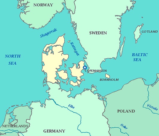 Denmark - Map of Denmark