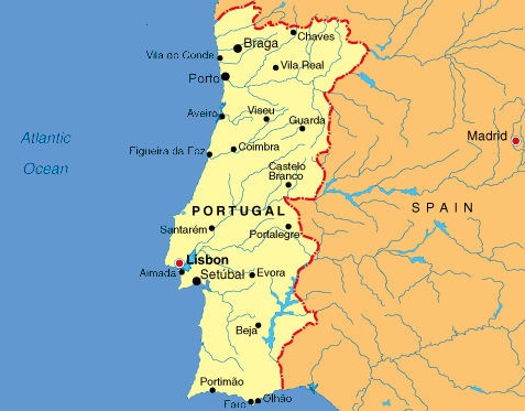 Portugal - Map of Portugal