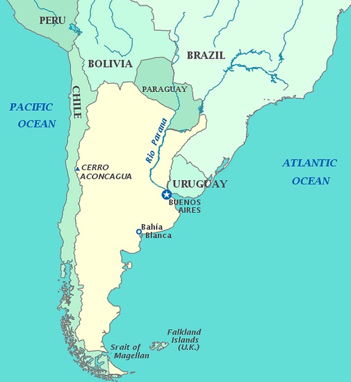 Argentina - Map of Argentina
