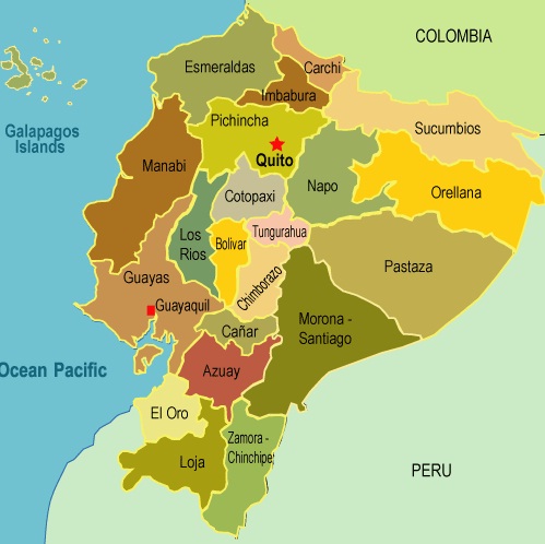 Ecuador - Map of Ecuador