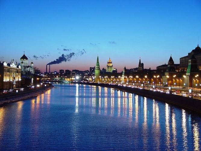 Moscow, capital of Russia - View to the Moscow Kremlin