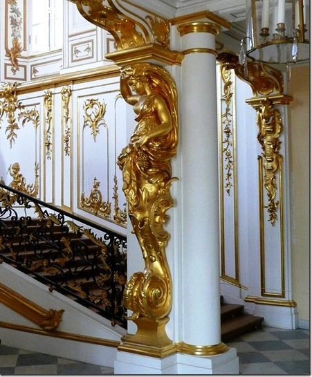 The Peterhof Palace  - The main entrance in Peterhof Palace
