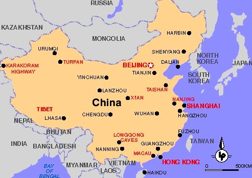 China - Map of China
