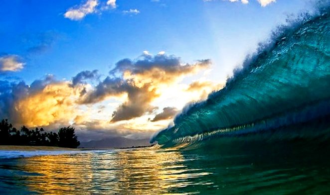 The best Hawaii cruise - Tremendous hawaiian waves