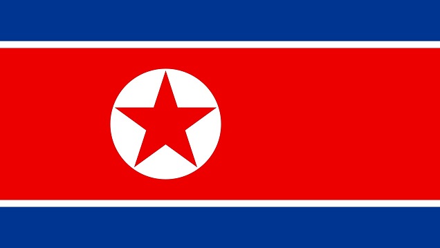 north korea flag picture. North Korea - Flag