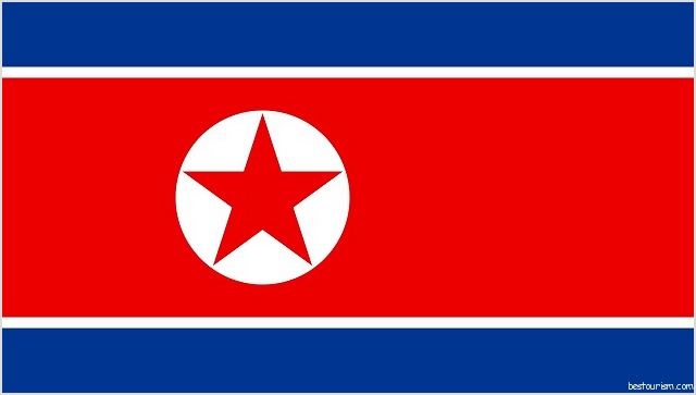 north korea flag map. 2011 North Korea Flag Vector
