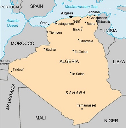 Algeria - Map of Algeria