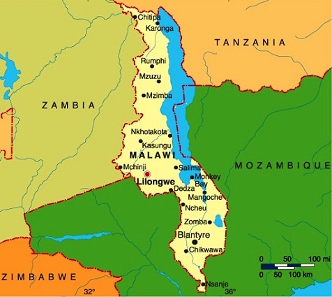 Malawi - Map of Malawi