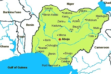 Nigeria - Map of Nigeria