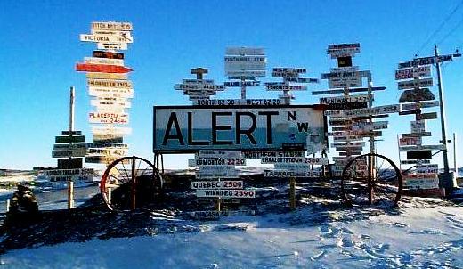 Alert complex, Canada - Scientific researches