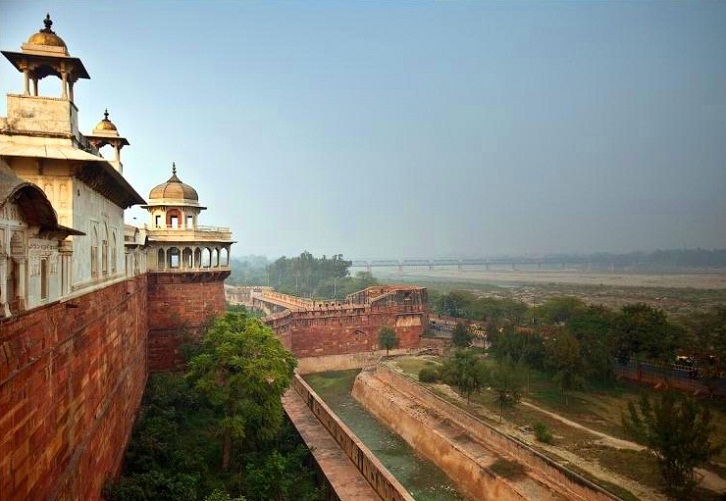 Agra in India - View from Agra Red Fort