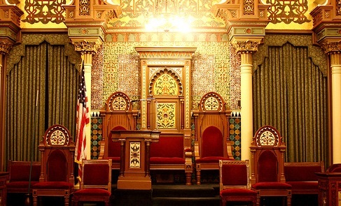 Masonic Temple - Interior view
