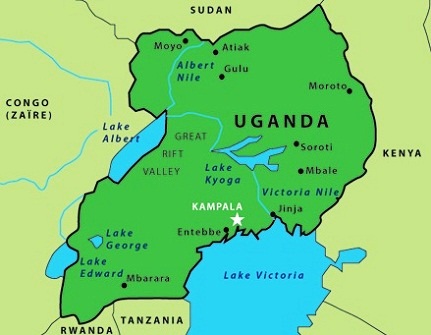 Uganda - Map of Uganda