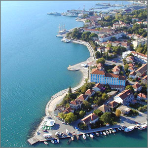 Tivat in Montenegro - Aerial view