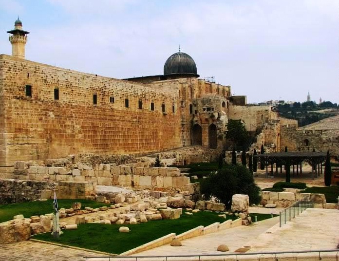 Jerusalem in Israel - Temple Mount and Al-Aqsa