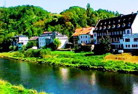 Echternach city - The Sauer River