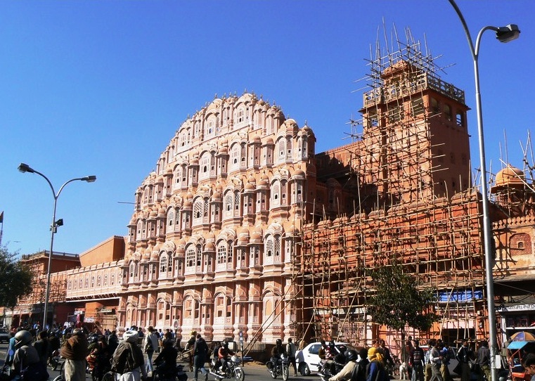 Jaipur in India - Hawa Mahal