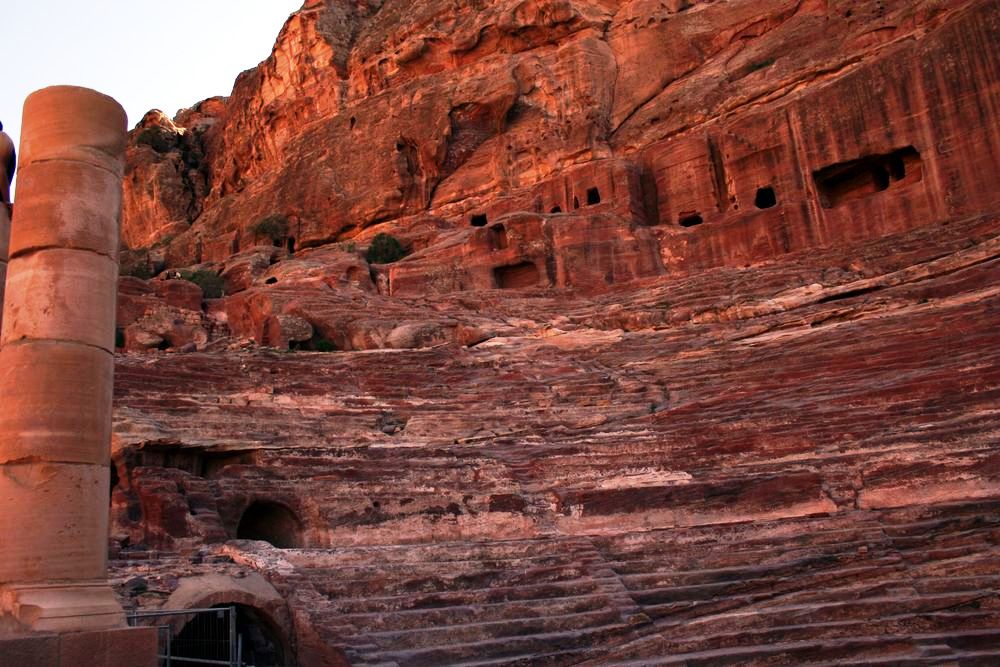 Petra in Jordan - The amphitheatre