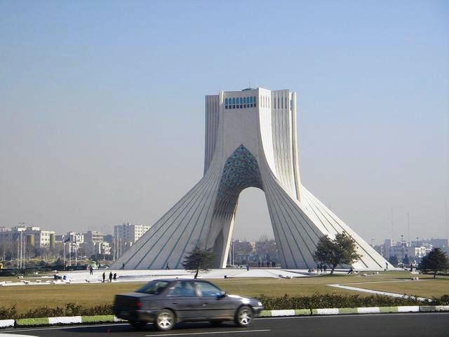 Tehran in Iran - Azadi Tower