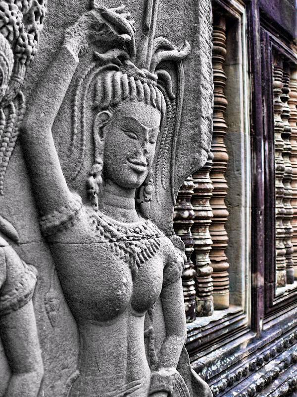 Angkor Wat in Cambodia - Bas-relief