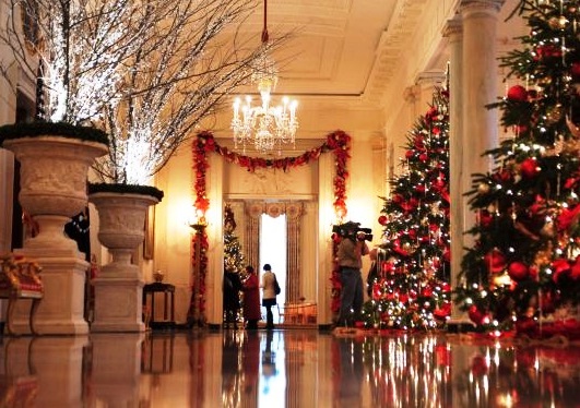 Images White House Interior S Holiday Decorations 10502