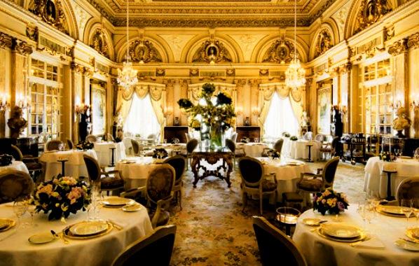 The Hotel de Paris  - Elegant dining room