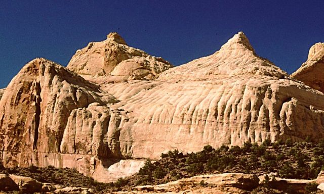 Capitol Reef National Park  - Capitol Dome - Nearby view