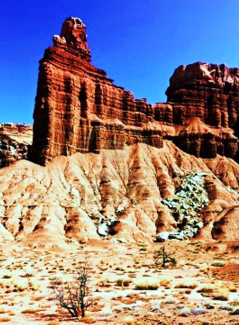 Capitol Reef National Park  - Chimney Rock