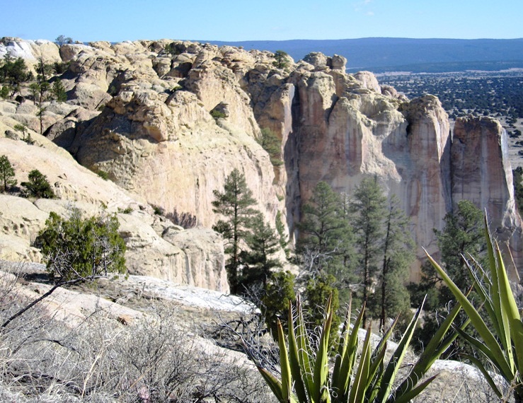El Morro National Monument - Landscaping view