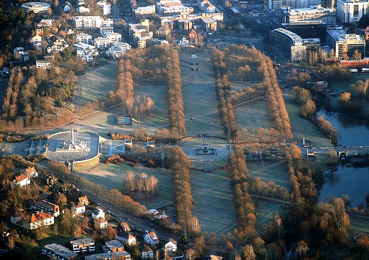 Vigeland Park - Aerial view