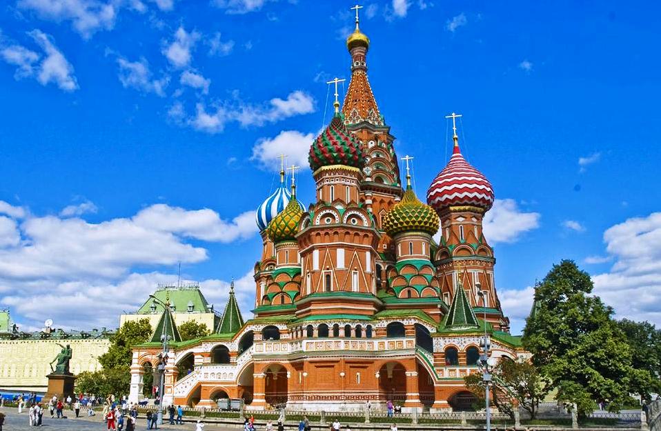 St. Basil’s Cathedral in Moscow, Russia - General view