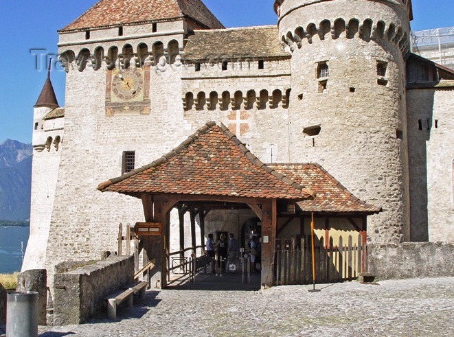 Chateau de Chillon Castle - Exterior design