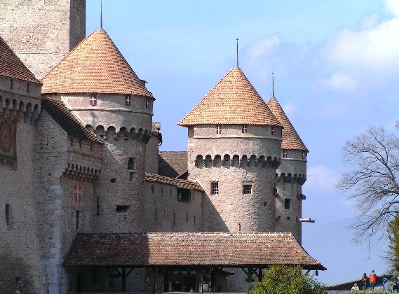 Chateau de Chillon Castle - Exterior  view
